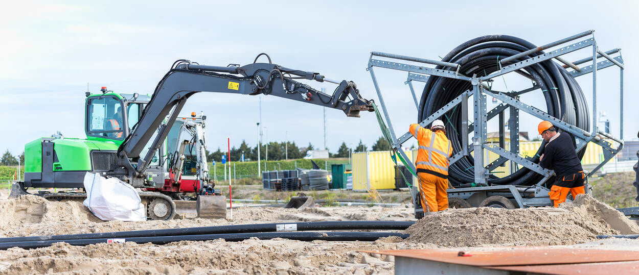 Foto bouwplaats Harderwijk waterfront