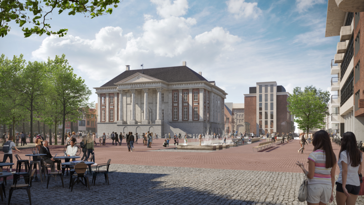 Herinrichting grote markt Groningen